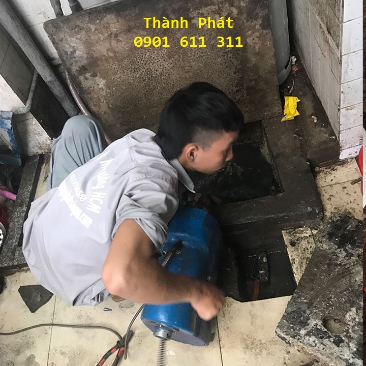 Thông cống nghẹt quận 5 giá rẻ, giảm 50% tại Thành Phát